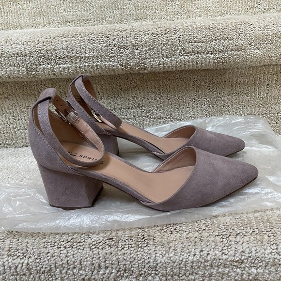 Call It Spring Taupe Block-Heeled Sandals Size 7 - Picture 1 of 8